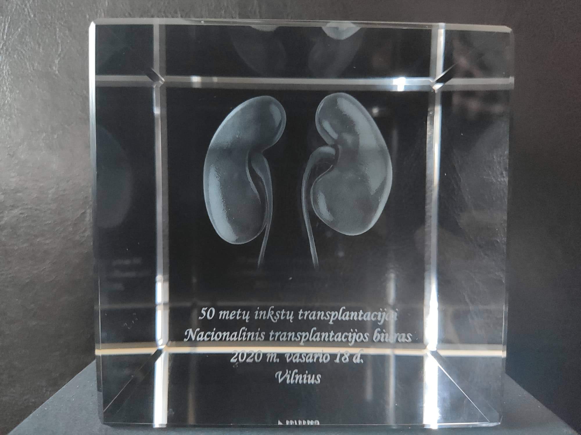 Sveikinimai Vilniui, prieš 50 metų pradėjus inkstų transplantacijas