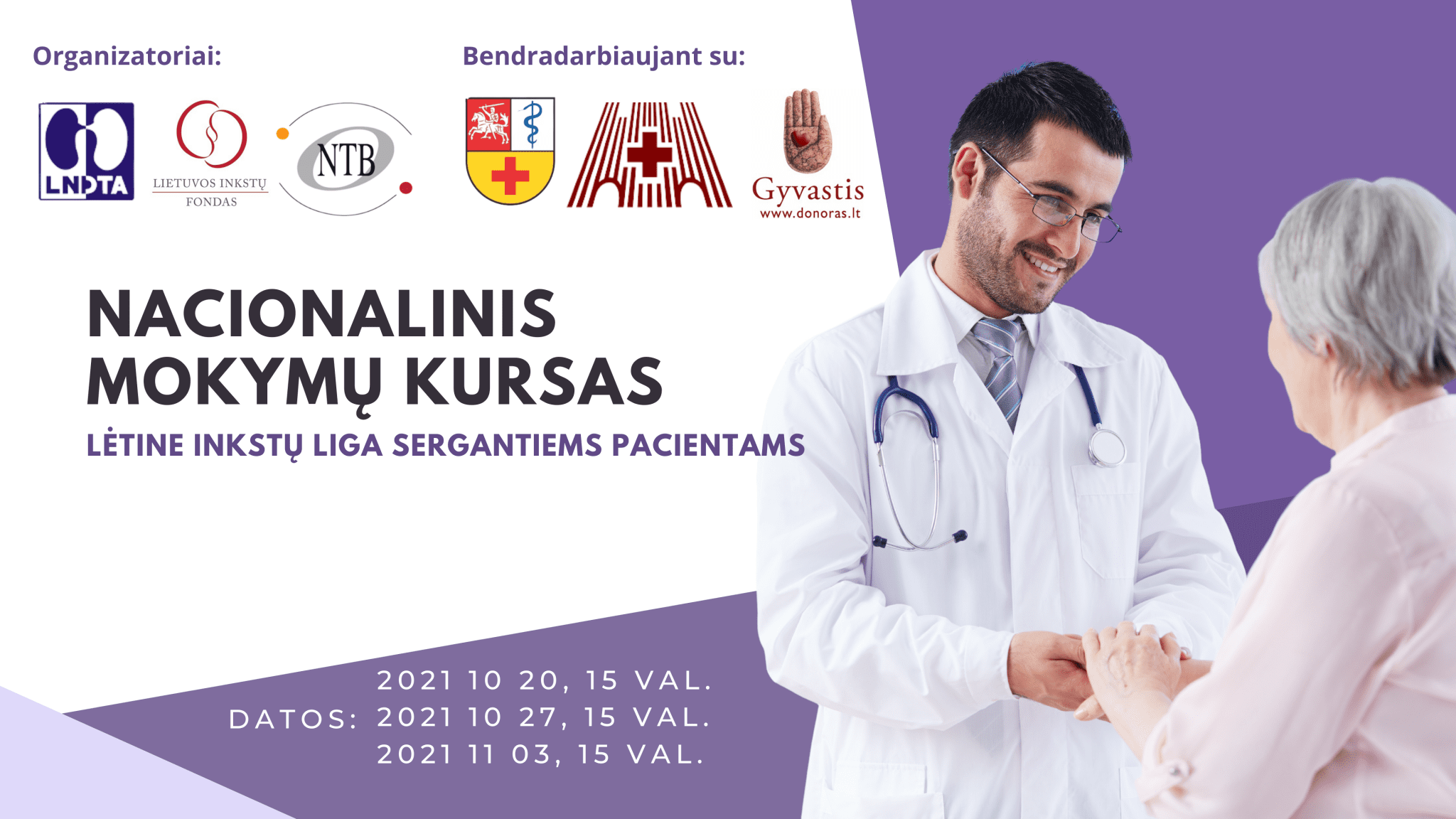 Nacionalinis mokymų kursas "Lėtine inkstų liga sergantiems pacientams"