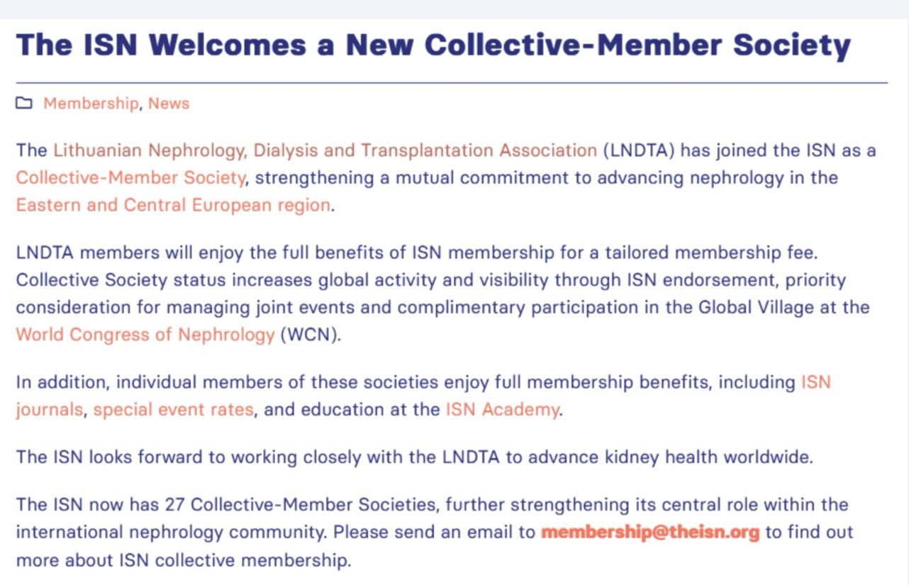 LNDTA tapo ISN (International Society of Nephrology) nare